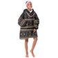Cameroon Kid Wearable Blanket Hoodie Toghu Pattern Heritage