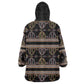 Cameroon Kid Wearable Blanket Hoodie Toghu Pattern Heritage