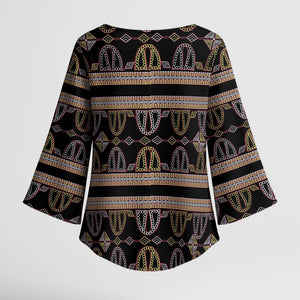 Cameroon Kimono Sleeve Blouse Toghu Pattern Heritage