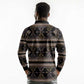 Cameroon Long Sleeve Polo Shirt Toghu Pattern Heritage
