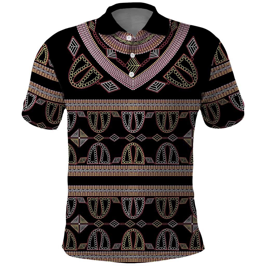 Cameroon Polo Shirt Toghu Pattern Heritage