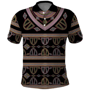 Cameroon Polo Shirt Toghu Pattern Heritage