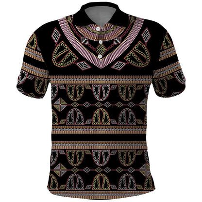 Cameroon Polo Shirt Toghu Pattern Heritage