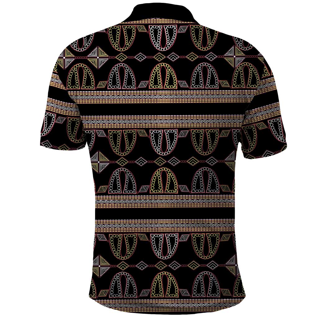 Cameroon Polo Shirt Toghu Pattern Heritage