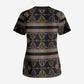 Cameroon Scrub Top Toghu Pattern Heritage