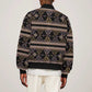 Cameroon Sleeve Zip Bomber Jacket Toghu Pattern Heritage