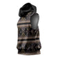 Cameroon Sleeveless Hoodie Toghu Pattern Heritage