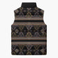 Cameroon Sleeveless Puffer Jacket Toghu Pattern Heritage