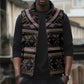 Cameroon Sleeveless Puffer Jacket Toghu Pattern Heritage
