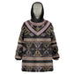 Cameroon Wearable Blanket Hoodie Toghu Pattern Heritage