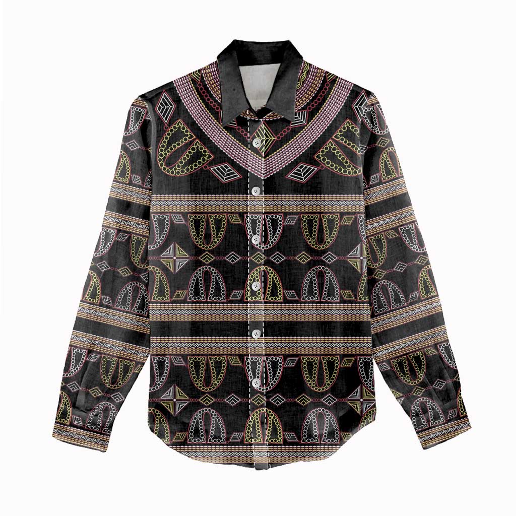 Cameroon Women Casual Shirt Toghu Pattern Heritage
