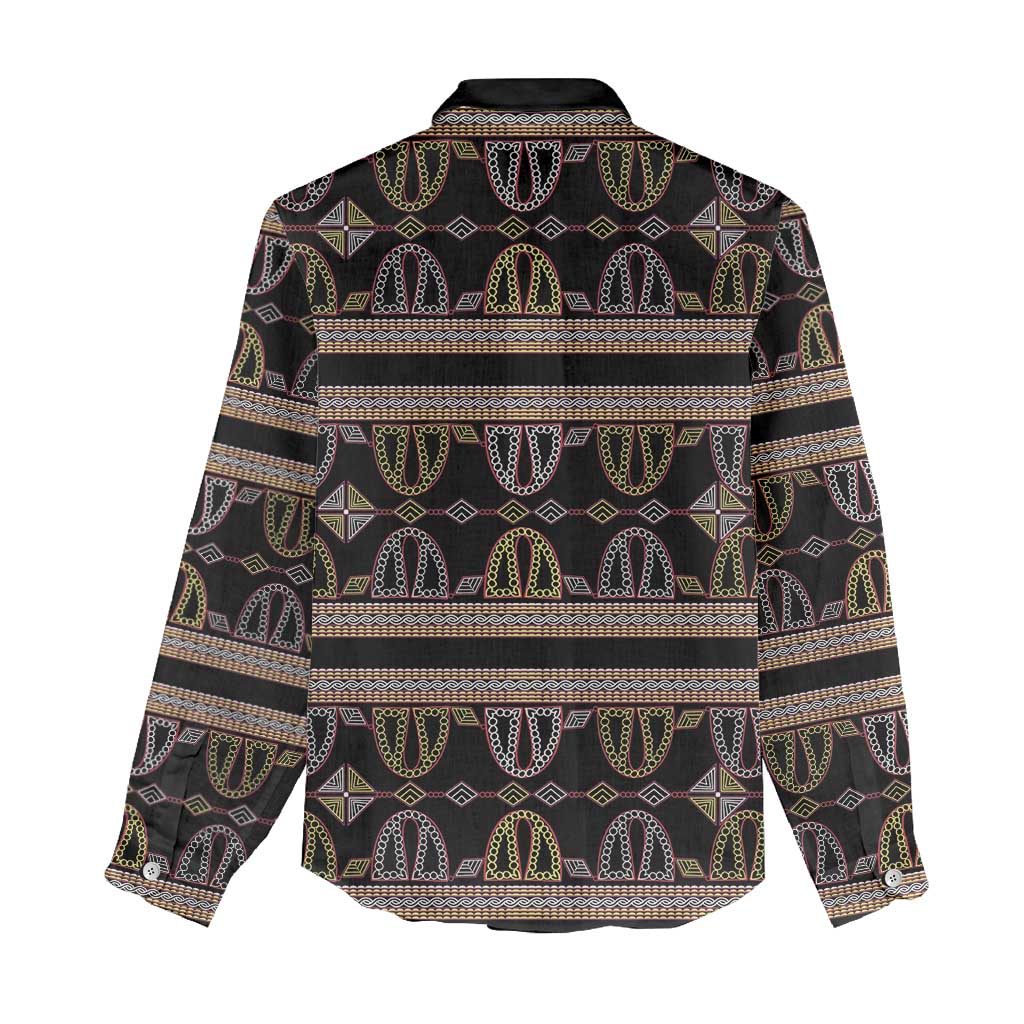 Cameroon Women Casual Shirt Toghu Pattern Heritage