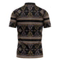 Cameroon Zipper Polo Shirt Toghu Pattern Heritage