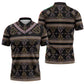 Cameroon Zipper Polo Shirt Toghu Pattern Heritage