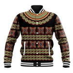 Cameroon Traditional Pattern Baseball Jacket Bamenda Royal Toghu