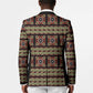 Cameroon Traditional Pattern Blazer Bamenda Royal Toghu