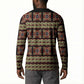 Cameroon Traditional Pattern Button Sweatshirt Bamenda Royal Toghu