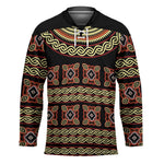 Cameroon Traditional Pattern Hockey Jersey Bamenda Royal Toghu
