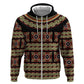 Cameroon Traditional Pattern Hoodie Bamenda Royal Toghu