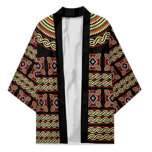 Cameroon Traditional Pattern Kimono Bamenda Royal Toghu
