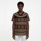 Cameroon Traditional Pattern Scrub Top Bamenda Royal Toghu