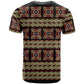 Cameroon Traditional Pattern T shirt Bamenda Royal Toghu