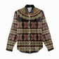 Cameroon Traditional Pattern Women Casual Shirt Bamenda Royal Toghu