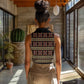 Cameroon Traditional Pattern Women Sleeveless Polo Shirt Bamenda Royal Toghu