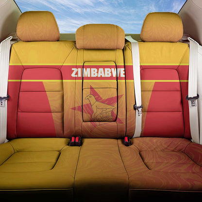 Zimbabwe Cricket Back Car Seat Cover Come On Chevrons