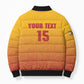 Zimbabwe Cricket Custom Bomber Puffer Jacket Come On Chevrons