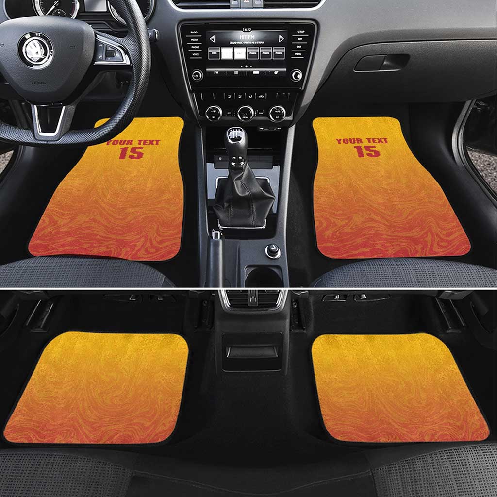 Zimbabwe Cricket Custom Car Mats Come On Chevrons