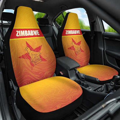 Zimbabwe Cricket Car Seat Cover Come On Chevrons