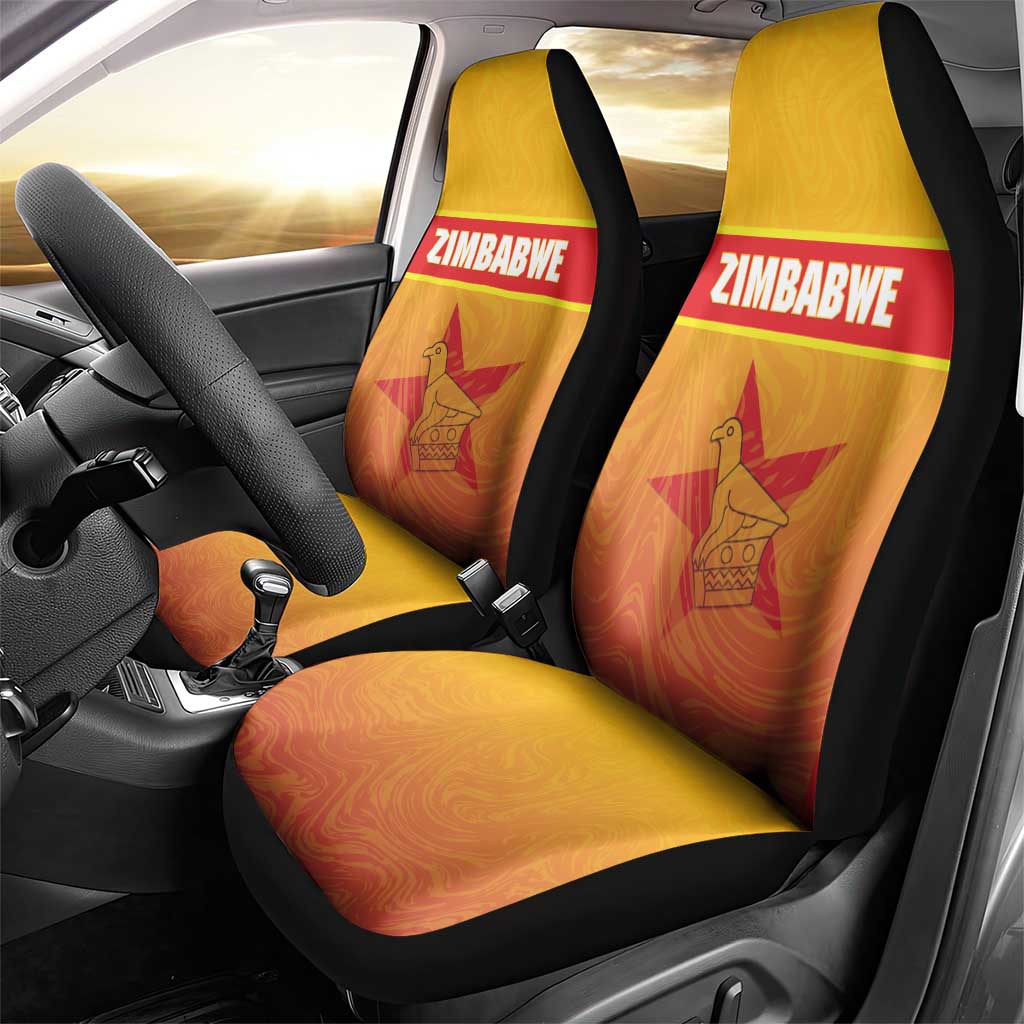 Zimbabwe Cricket Car Seat Cover Come On Chevrons