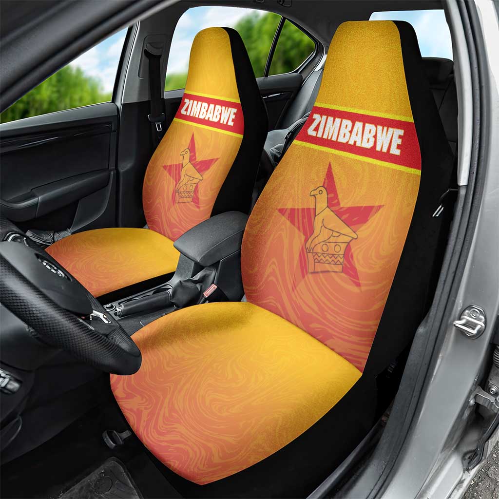 Zimbabwe Cricket Car Seat Cover Come On Chevrons