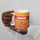 Zimbabwe Cricket Custom Ceramic Mug Come On Chevrons