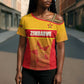 Zimbabwe Cricket Custom Cross Shoulder Shirt Come On Chevrons