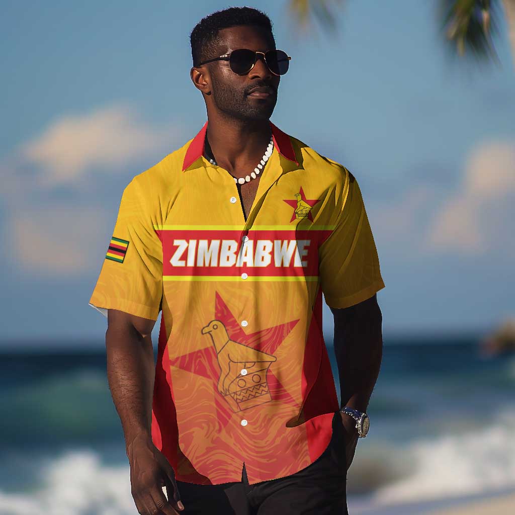 Zimbabwe Cricket Custom Hawaiian Shirt Come On Chevrons