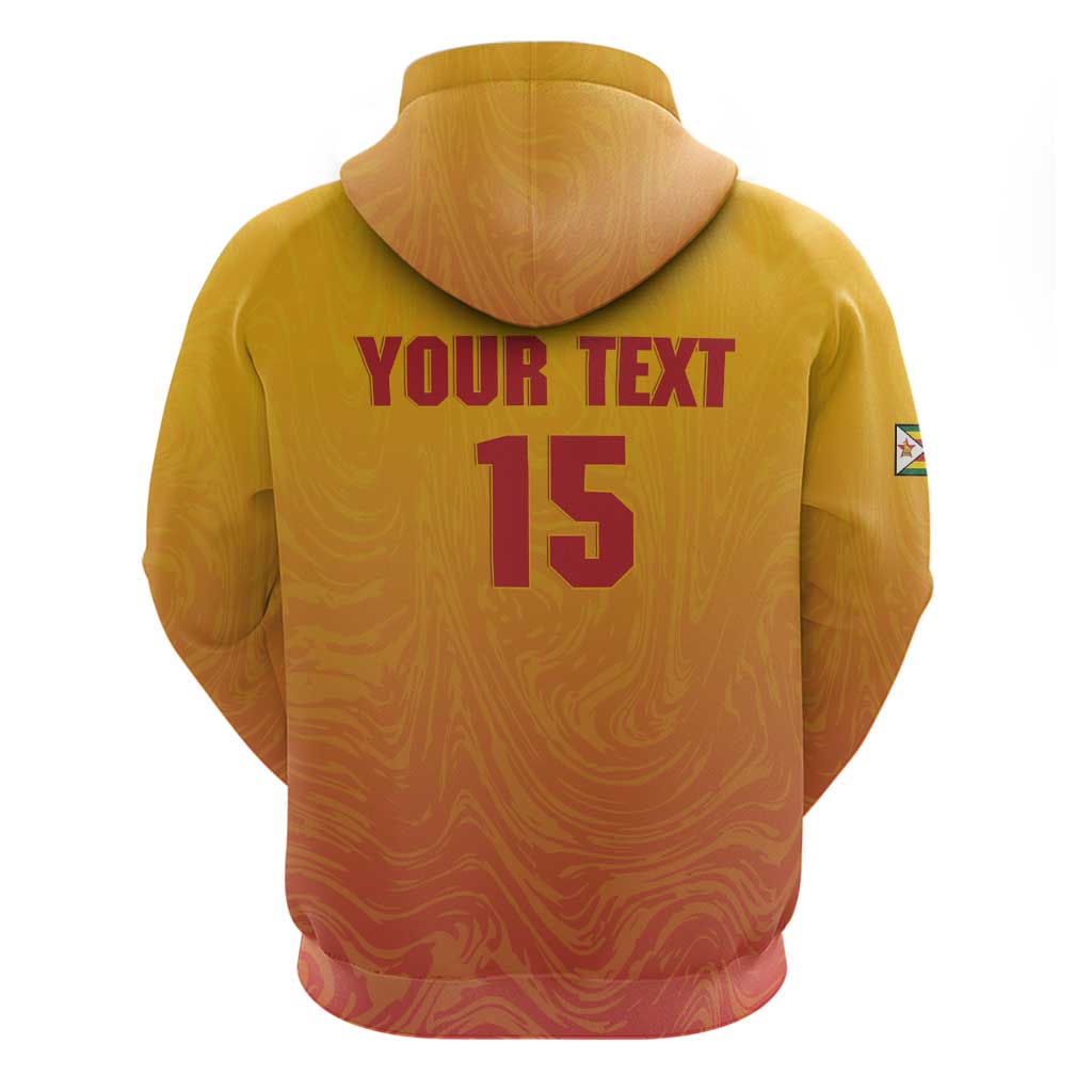 Zimbabwe Cricket Custom Hoodie Come On Chevrons