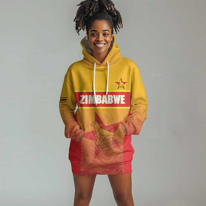 Zimbabwe Cricket Custom Hoodie Dress Come On Chevrons