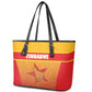 Zimbabwe Cricket Leather Tote Bag Come On Chevrons