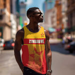 Zimbabwe Cricket Custom Men Tank Top Come On Chevrons