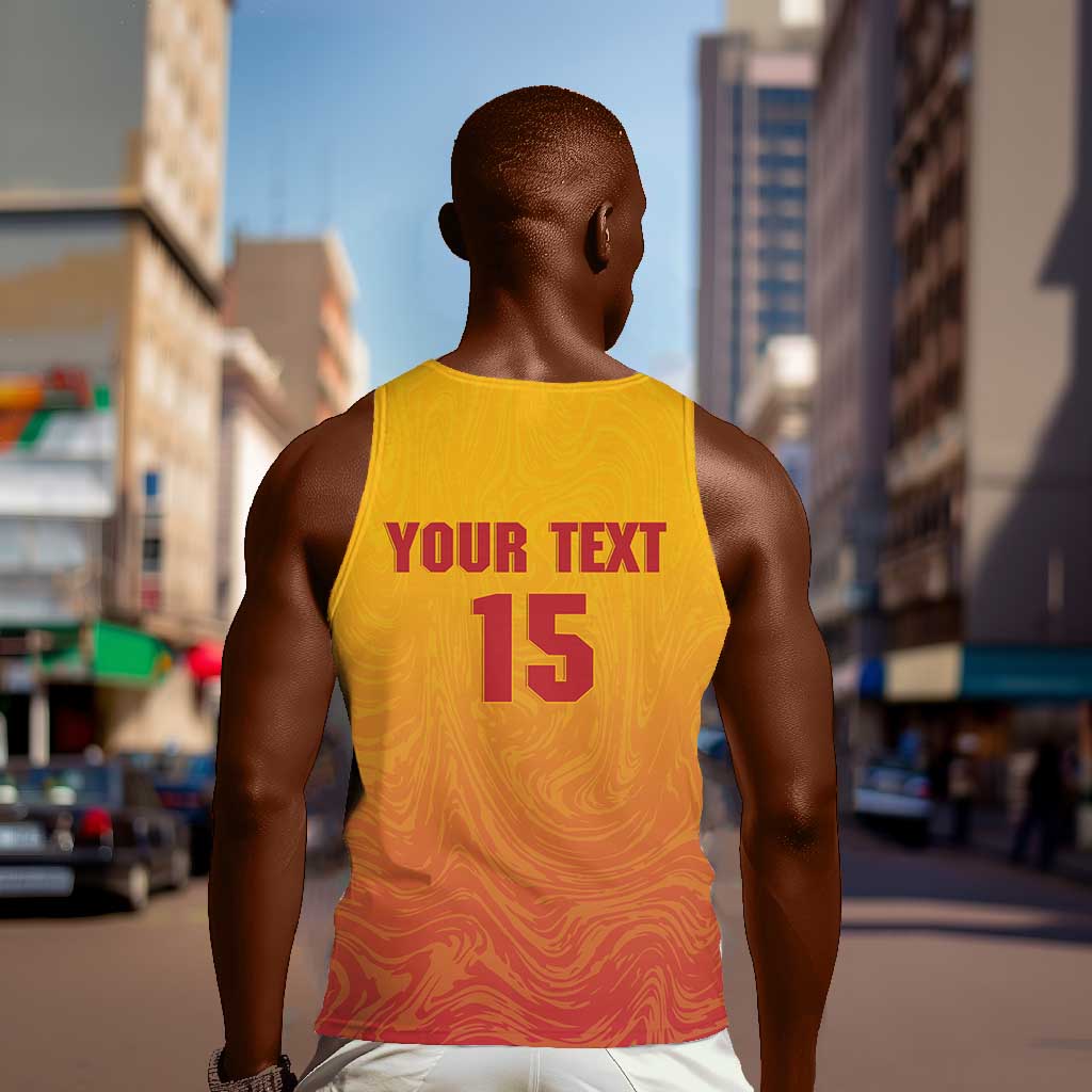 Zimbabwe Cricket Custom Men Tank Top Come On Chevrons