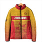 Zimbabwe Cricket Custom Padded Jacket Come On Chevrons