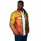 Zimbabwe Cricket Custom Padded Jacket Come On Chevrons