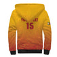 Zimbabwe Cricket Custom Sherpa Hoodie Come On Chevrons