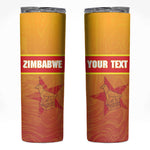 Zimbabwe Cricket Custom Skinny Tumbler Come On Chevrons