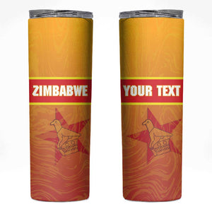 Zimbabwe Cricket Custom Skinny Tumbler Come On Chevrons