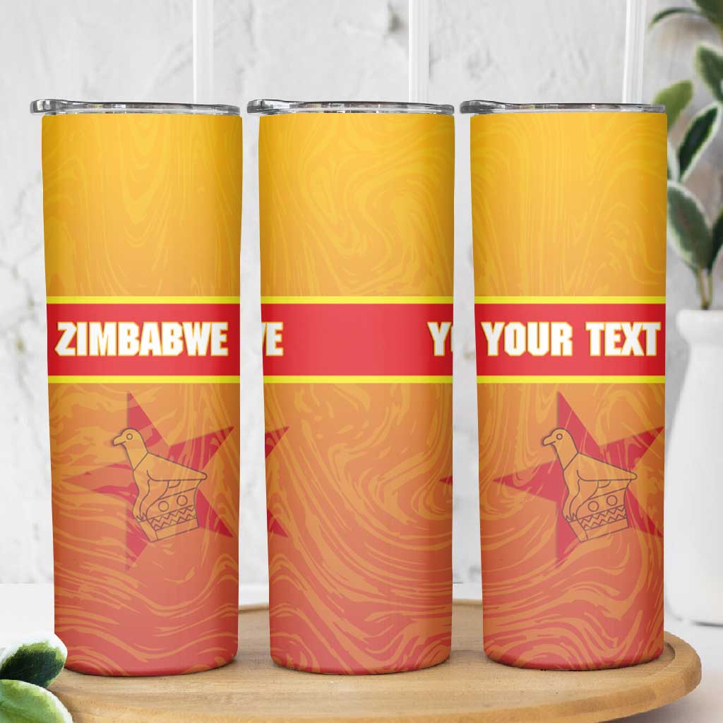 Zimbabwe Cricket Custom Skinny Tumbler Come On Chevrons