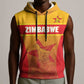 Zimbabwe Cricket Custom Sleeveless Hoodie Come On Chevrons