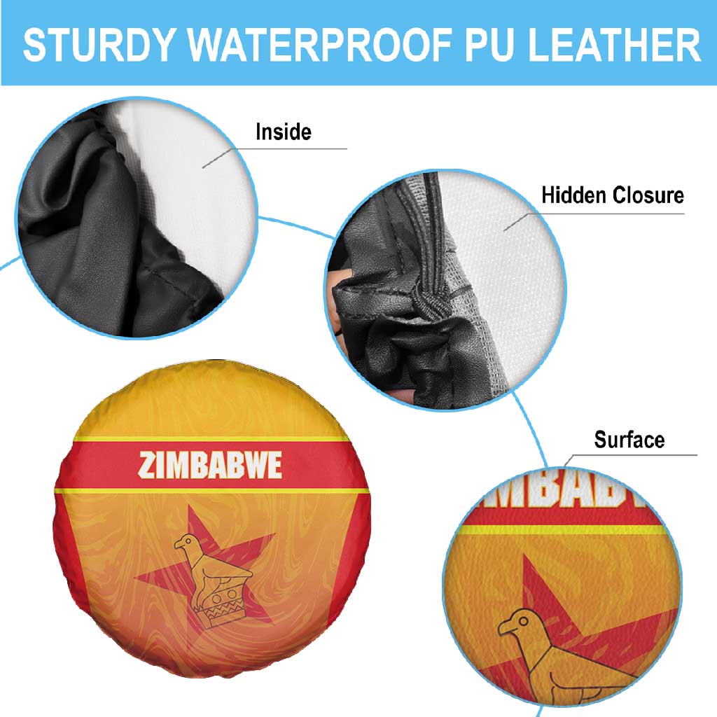 Zimbabwe Cricket Spare Tire Cover Come On Chevrons